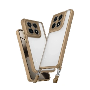 Newface Xiaomi Mi 14T Kılıf Penta Silikon Kılıf - Çöl Titanyum