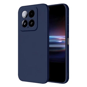 Newface Xiaomi Mi 14T Pro Kılıf Nano içi Kadife Silikon - Lacivert