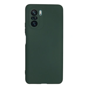 Newface Xiaomi Poco F3 Kılıf Nano içi Kadife Silikon - Koyu Yeşil
