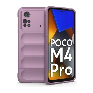 Newface Xiaomi Poco M4 Pro 4G Kılıf Optimum Silikon - Mor
