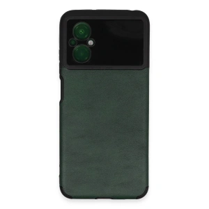 Newface Xiaomi Poco M5 Kılıf Loop Deri Silikon - Yeşil