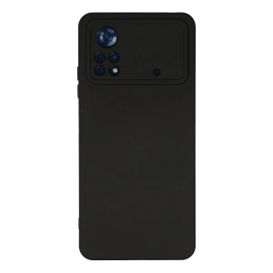 Newface Xiaomi Poco X4 Pro 5G Kılıf Nano içi Kadife Silikon - Siyah