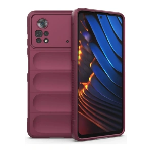 Newface Xiaomi Poco X4 Pro 5G Kılıf Optimum Silikon - Bordo