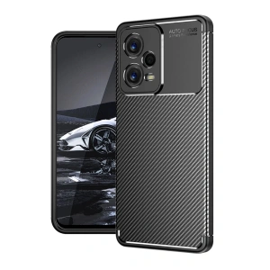 Newface Xiaomi Poco X5 5G Kılıf Auto Focus Karbon Kapak - Siyah
