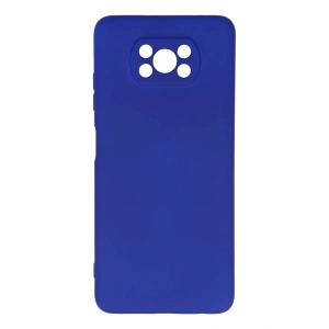 Newface Xiaomi Pocophone X3 Kılıf Nano içi Kadife Silikon - Lacivert