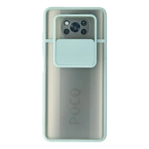 Newface Xiaomi Pocophone X3 Kılıf Palm Buzlu Kamera Sürgülü Silikon uaz