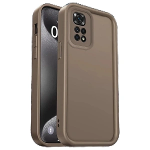 Newface Xiaomi Redmi 10 2022 Kılıf Viera Silikon - Kahverengi