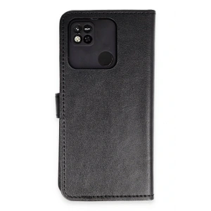 Newface Xiaomi Redmi 10A Kılıf Trend S Plus Kapaklı Kılıf - Siyah