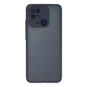 Newface Xiaomi Redmi 10C Kılıf Montreal Silikon Kapak - Lacivert