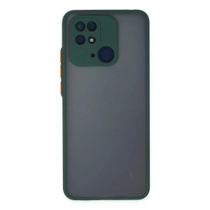 Newface Xiaomi Redmi 10C Kılıf Montreal Silikon Kapak - Yeşil