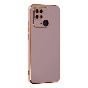 Newface Xiaomi Redmi 10C Kılıf Volet Silikon - Mor