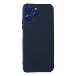 Newface Xiaomi Redmi 12 Kılıf Nano içi Kadife Silikon - Lacivert