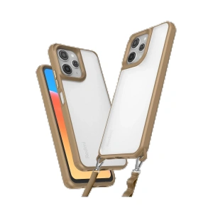 Newface Xiaomi Redmi 12 Kılıf Penta Silikon Kılıf - Çöl Titanyum