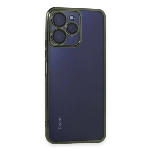 Newface Xiaomi Redmi 12 Kılıf Razer Lensli Silikon - Yeşil