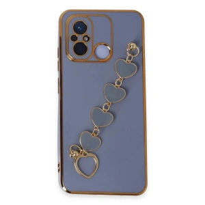 Newface Xiaomi Redmi 12C Kılıf Esila Silikon - Gri