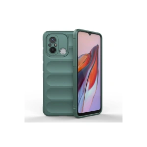 Newface Xiaomi Redmi 12C Kılıf Optimum Silikon - Koyu Yeşil