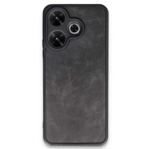 Newface Xiaomi Redmi 13 4G Kılıf Aras Deri Kapak - Siyah