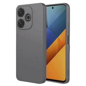 Newface Xiaomi Redmi 13 4G Kılıf Nano içi Kadife Silikon - Gri