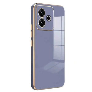 Newface Xiaomi Redmi 13 4G Kılıf Volet Silikon - Mavi