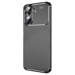 Newface Xiaomi Redmi 13C Kılıf Auto Focus Karbon Kapak - Siyah