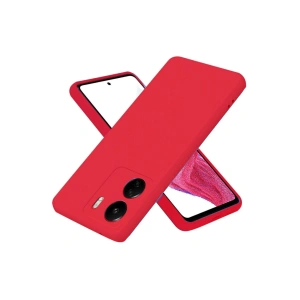 Newface Xiaomi Redmi 13C Kılıf First Silikon - Kırmızı