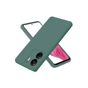 Newface Xiaomi Redmi 13C Kılıf First Silikon - Koyu Yeşil