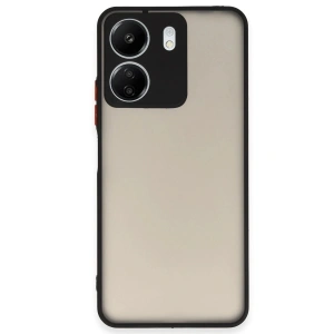 Newface Xiaomi Redmi 13C Kılıf Montreal Silikon Kapak - Siyah