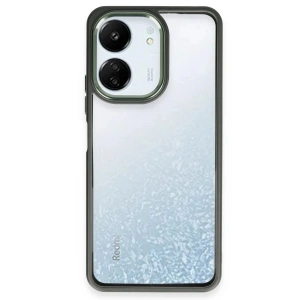 Newface Xiaomi Redmi 13C Kılıf Power Silikon - Koyu Yeşil