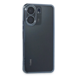 Newface Xiaomi Redmi 13C Kılıf Razer Lensli Silikon - Lacivert