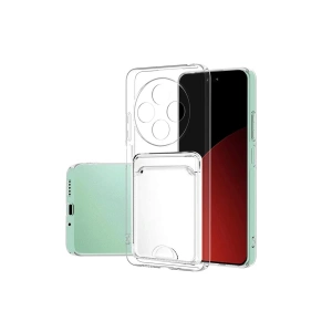 Newface Xiaomi Redmi 14C Kılıf Kart Şeffaf Silikon - Şeffaf