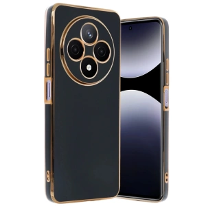 Newface Xiaomi Redmi 14C Kılıf Volet Silikon - Siyah