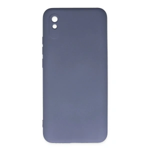 Newface Xiaomi Redmi 9A Kılıf Nano içi Kadife Silikon - Gri