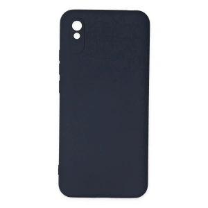 Newface Xiaomi Redmi 9A Kılıf Nano içi Kadife Silikon - Lacivert