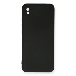 Newface Xiaomi Redmi 9A Kılıf Nano içi Kadife Silikon - Siyah