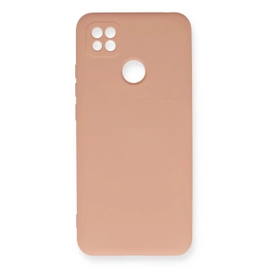 Newface Xiaomi Redmi 9C Kılıf Nano içi Kadife Silikon - Pudra