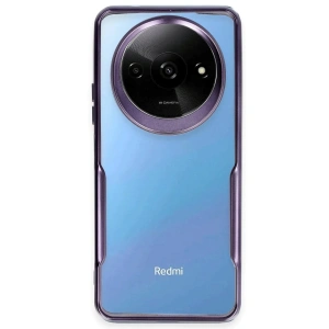 Newface Xiaomi Redmi A3 4G Kılıf Boyi Silikon Kapak - Derin Mor