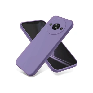 Newface Xiaomi Redmi A3 4G Kılıf First Silikon - Lila