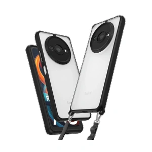 Newface Xiaomi Redmi A3 4G Kılıf Penta Silikon Kılıf - Siyah