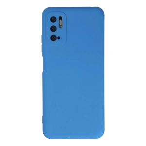 Newface Xiaomi Redmi Note 10 5G Kılıf Nano içi Kadife Silikon - Mavi