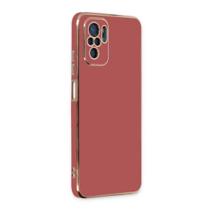 Newface Xiaomi Redmi Note 10 Kılıf Volet Silikon - Kırmızı