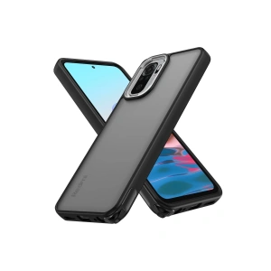 Newface Xiaomi Redmi Note 10 Pro Kılıf Elegant Kapak - Siyah