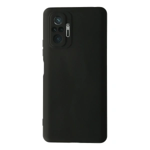 Newface Xiaomi Redmi Note 10 Pro Kılıf Nano içi Kadife Silikon - Siyah