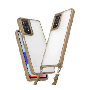 Newface Xiaomi Redmi Note 11 Pro Kılıf Penta Silikon Kılıf - Çöl Titanyum