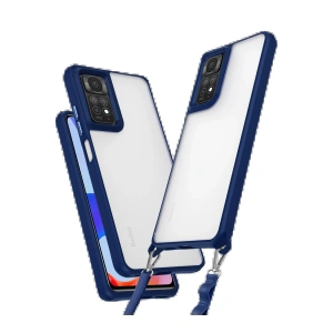 Newface Xiaomi Redmi Note 11 Pro Kılıf Penta Silikon Kılıf - Lacivert