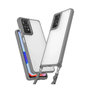 Newface Xiaomi Redmi Note 11 Pro Kılıf Penta Silikon Kılıf - Titan Gri