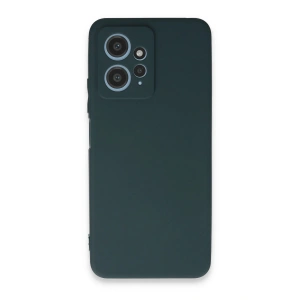 Newface Xiaomi Redmi Note 12 4G Kılıf First Silikon - Koyu Yeşil