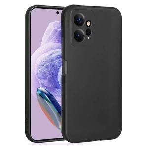 Newface Xiaomi Redmi Note 12 4G Kılıf First Silikon - Siyah