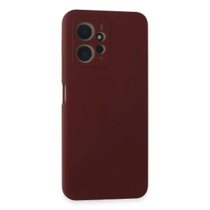 Newface Xiaomi Redmi Note 12 4G Kılıf Nano içi Kadife Silikon - Bordo