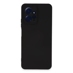 Newface Xiaomi Redmi Note 12 4G Kılıf Nano içi Kadife Silikon - Siyah