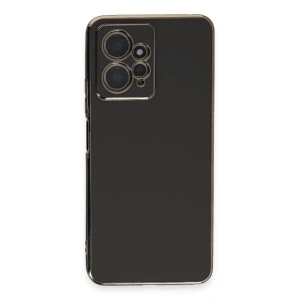 Newface Xiaomi Redmi Note 12 4G Kılıf Volet Silikon - Siyah